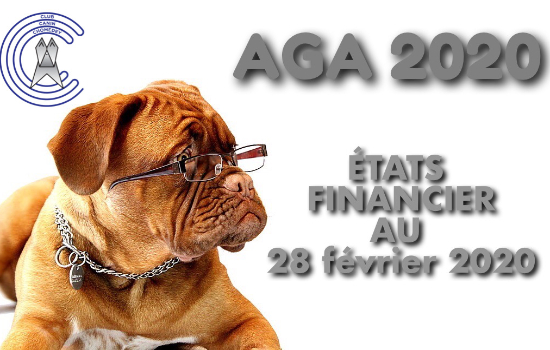 États financiers au 28 février 2020